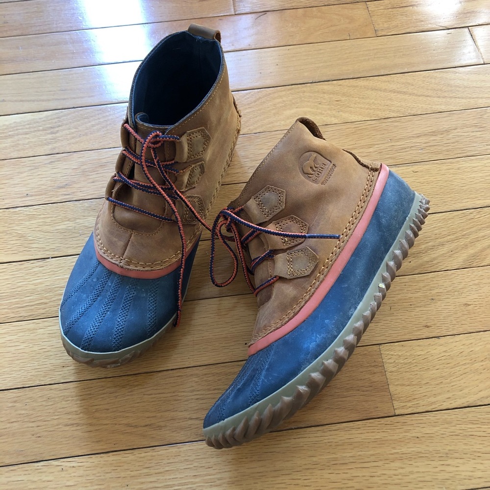 Sorel + Jcrew rainboots